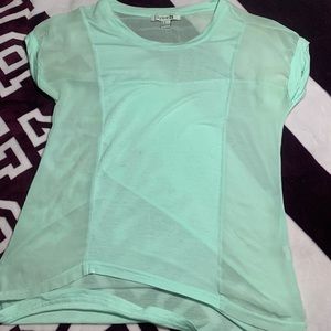 Cute blue see-through T-shirt